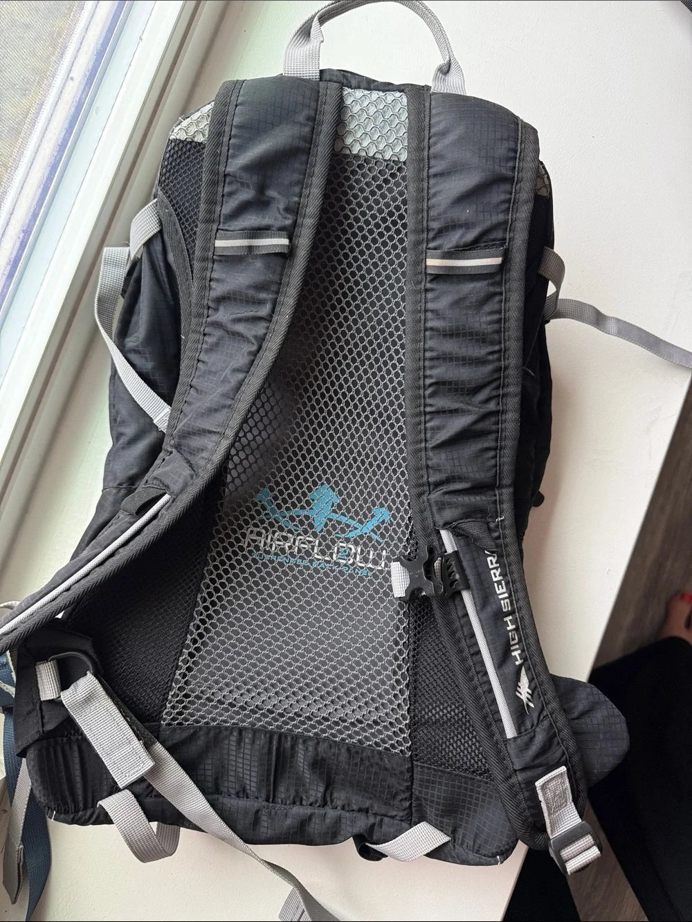 High Sierra Black and Gray Daypack Backpack